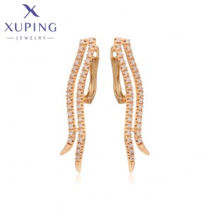 Позолочені сережки Xuping S00098886 фото | Brulik