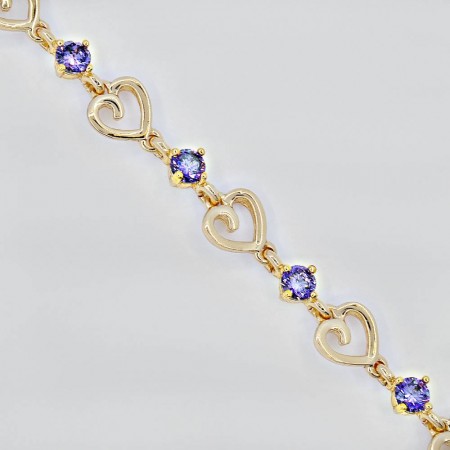 Неординарный браслет  72785 -фиолетовый фото | Brulik