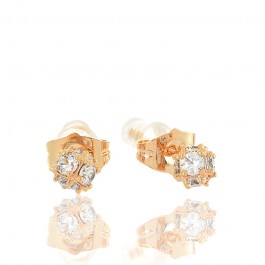 Позолоченные серьги-гвоздики Xuping 21055