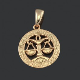 Позолоченный кулон  Fallon 86100086-весы