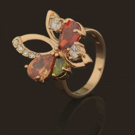 Позолочена каблучка Fallon 8323533 фото | Brulik