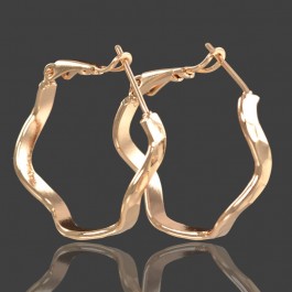 Позолоченные серьги кольца Xuping 924-s