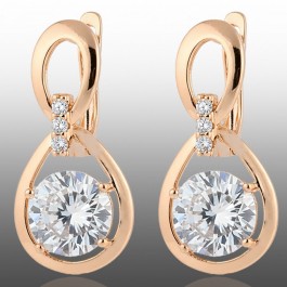 Позолочені сережки Xuping 24334