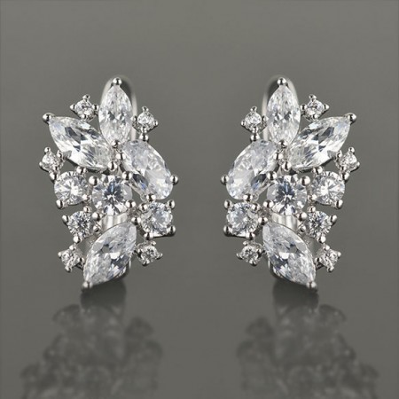 Позолоченные серьги XP 2074 фото | Brulik