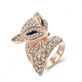 Позолоченное кольцо Italina 11356