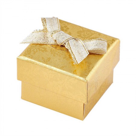 Подарочная коробочка золотая(квадратная) фото | Brulik