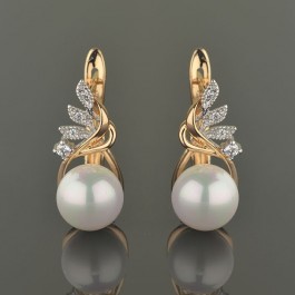 Позолоченные серьги  XP 9130