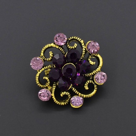 Эффектная брошь Xuping ОА 942-34 фото | Brulik