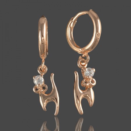 Позолоченные серьги Fallon 8224073 фото | Brulik