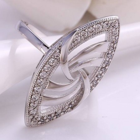 Восхитительное кольцо с фианитами Xuping 12173 фото | Brulik