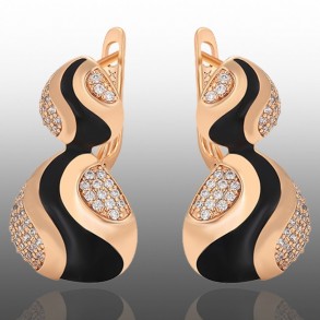 Позолочені сережки  Xuping X001024228 фото | Brulik