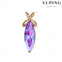 Позолоченный кулон  Xuping 32894-фиолетовый фианит
