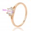 Изящное колечко с фианитом оптом 13933 фото | Brulik