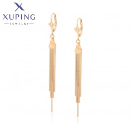 Позолочені сережки ланцюжки Xuping X000791430