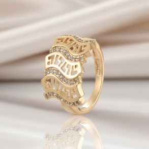 Позолочена каблучка Xuping 1136 фото | Brulik