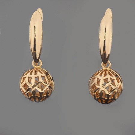 Позолоченные серьги XP 9234 фото | Brulik