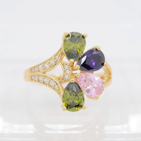 Неотразимое кольцо с фианитами ХР 10-1073 фото | Brulik