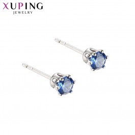 Серьги-гвоздики Xuping  95664-синий
