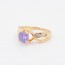 Обворожительное кольцо XP 10-1045-фиолетовый фото | Brulik