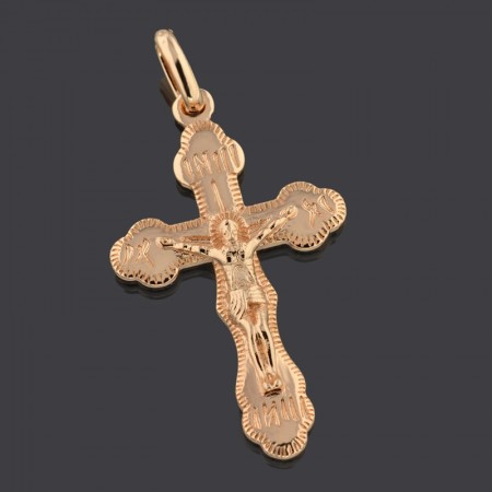 Позолоченный крест Fallon 86100108 фото | Brulik