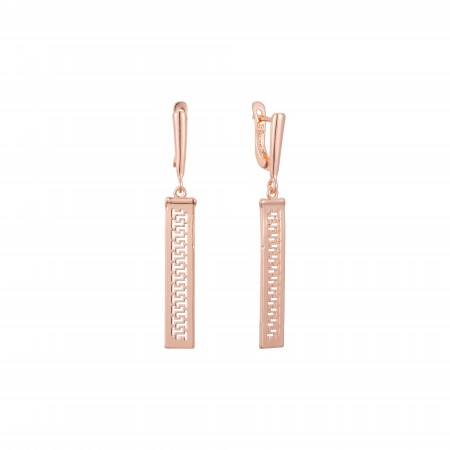 Позолочені сережки Fallon 82101008 фото | Brulik