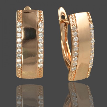 Позолоченные серьги  XP 20081 фото | Brulik