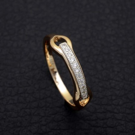 Нежное кольцо с фианитами Fallon 93200987 фото | Brulik