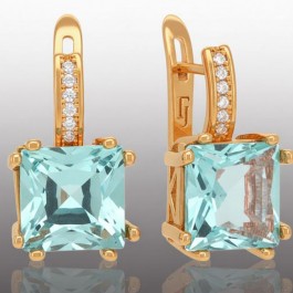 Позолочені сережки Fallon 82284033