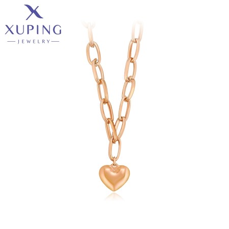 Позолоченное колье Xuping A00718570 фото | Brulik