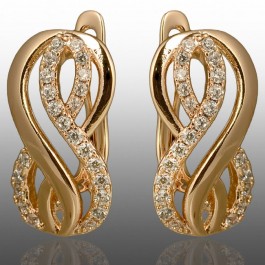 Позолочені сережки  Xuping 24708