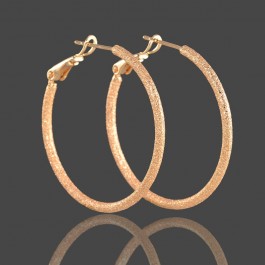 Позолоченные серьги -кольца Xuping 257-70