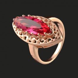 Позолоченное кольцо Fallon 8323490-красный