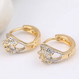 Изящные серьги с фианитами оптом 91674