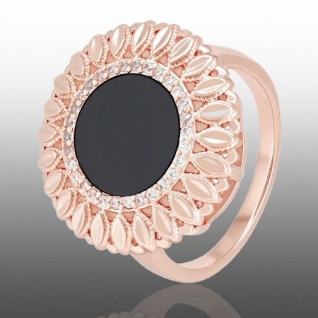 Позолочена каблучка  Fallon 83234012 фото | Brulik