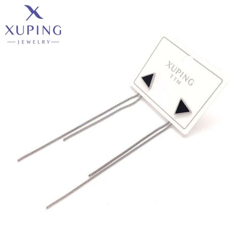 Сережки -гвоздики сталеві  Xuping 24797 фото | Brulik