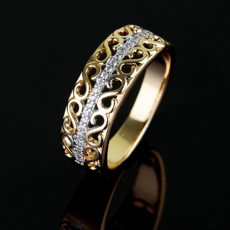 Позолоченное кольцо XP 1656 фото | Brulik