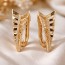 Позолочені сережки  Xuping 24737 фото | Brulik