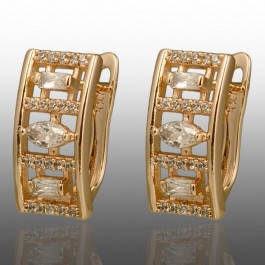 Позолочені сережки  Xuping 24748