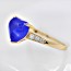 Кольцо "Затмение" Xuping 13312-синий фото | Brulik