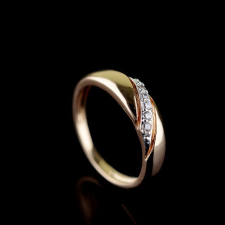 Позолоченное кольцо Fallon 93200023 фото | Brulik