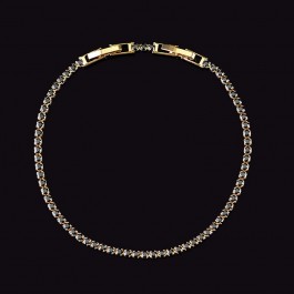 Браслет позолоченный XP 7728-черный