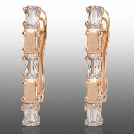 Позолочені сережки Xuping 24332 фото | Brulik