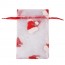 Мешочек 10*15 "Новогодний" из органзы для бижутерии  фото | Brulik