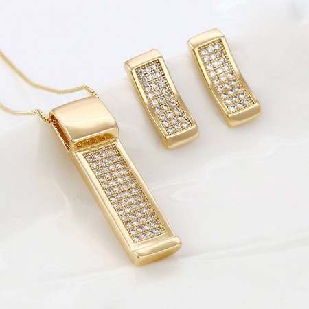 Оригинальный комплект с фианитами ХР 63896 фото | Brulik