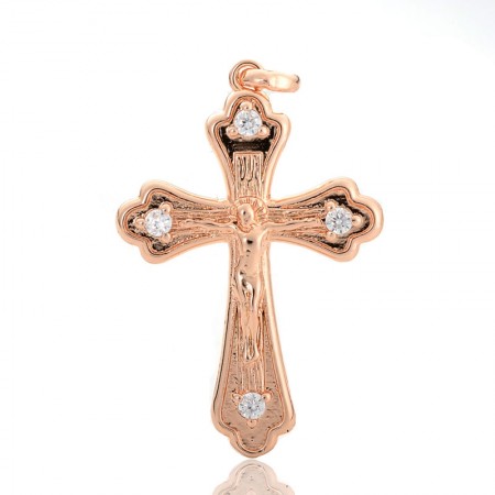 Позолоченный крестик Fallon 86201191 фото | Brulik