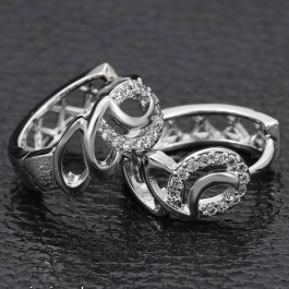 Обаятельные серьги с фианитами XP 92568