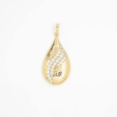 Позолоченный кулон с фианитами Xuping 5912 фото | Brulik