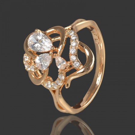 Позолоченное  кольцо Xuping 1643 фото | Brulik