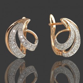 Позолоченные серьги Xuping  9692