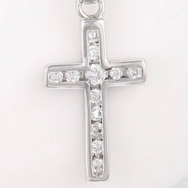 Изумительный крестик с фианитами Xuping 32458
